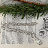 Zoë Ace Metal Frozen Charlotte Necklace handmade Paperclip Chain